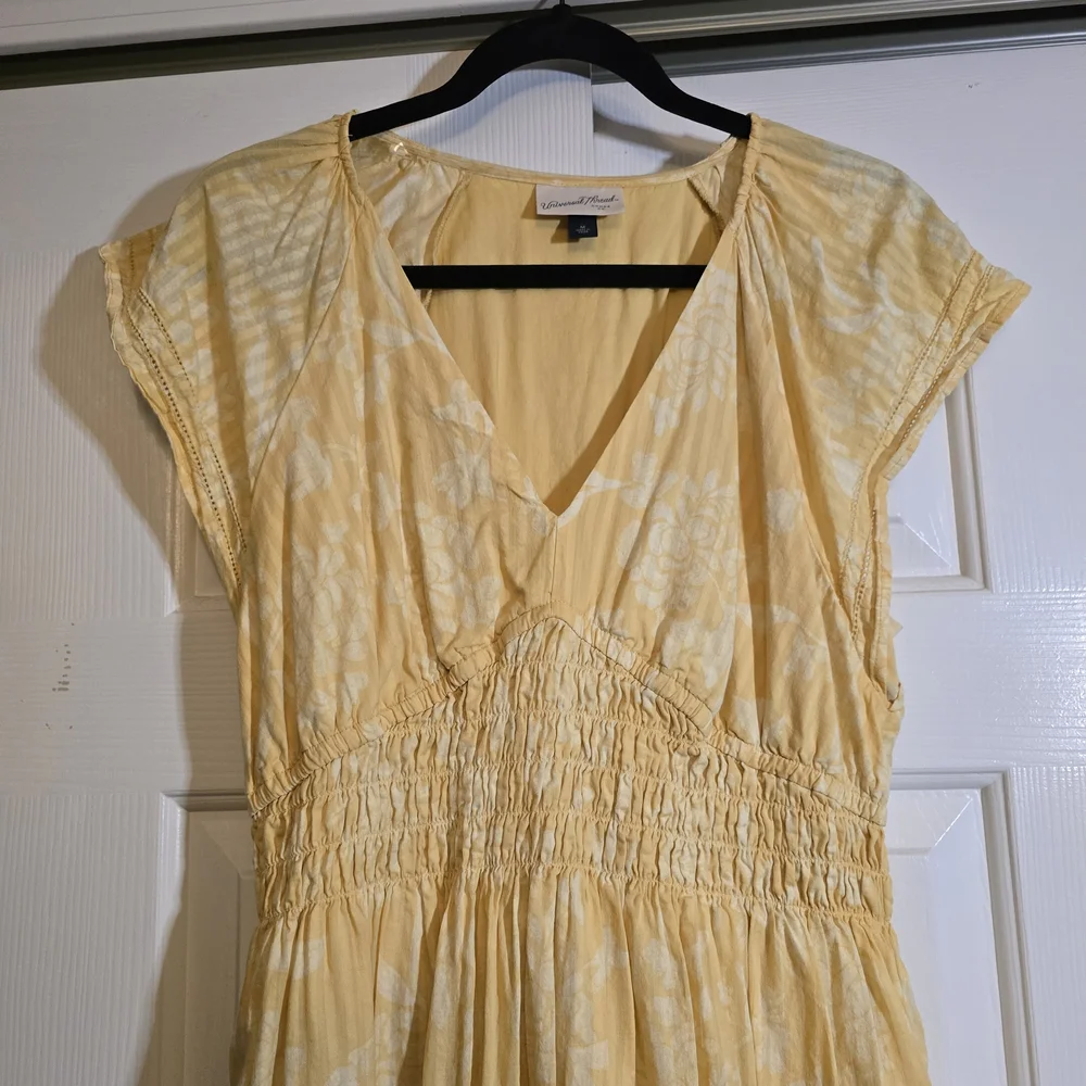 Universal Thread Yellow Maxi Dress With Pockets, NWOT - Picture 2 of 9
